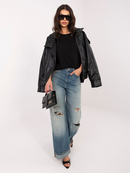 T-shirt oversize czarny
