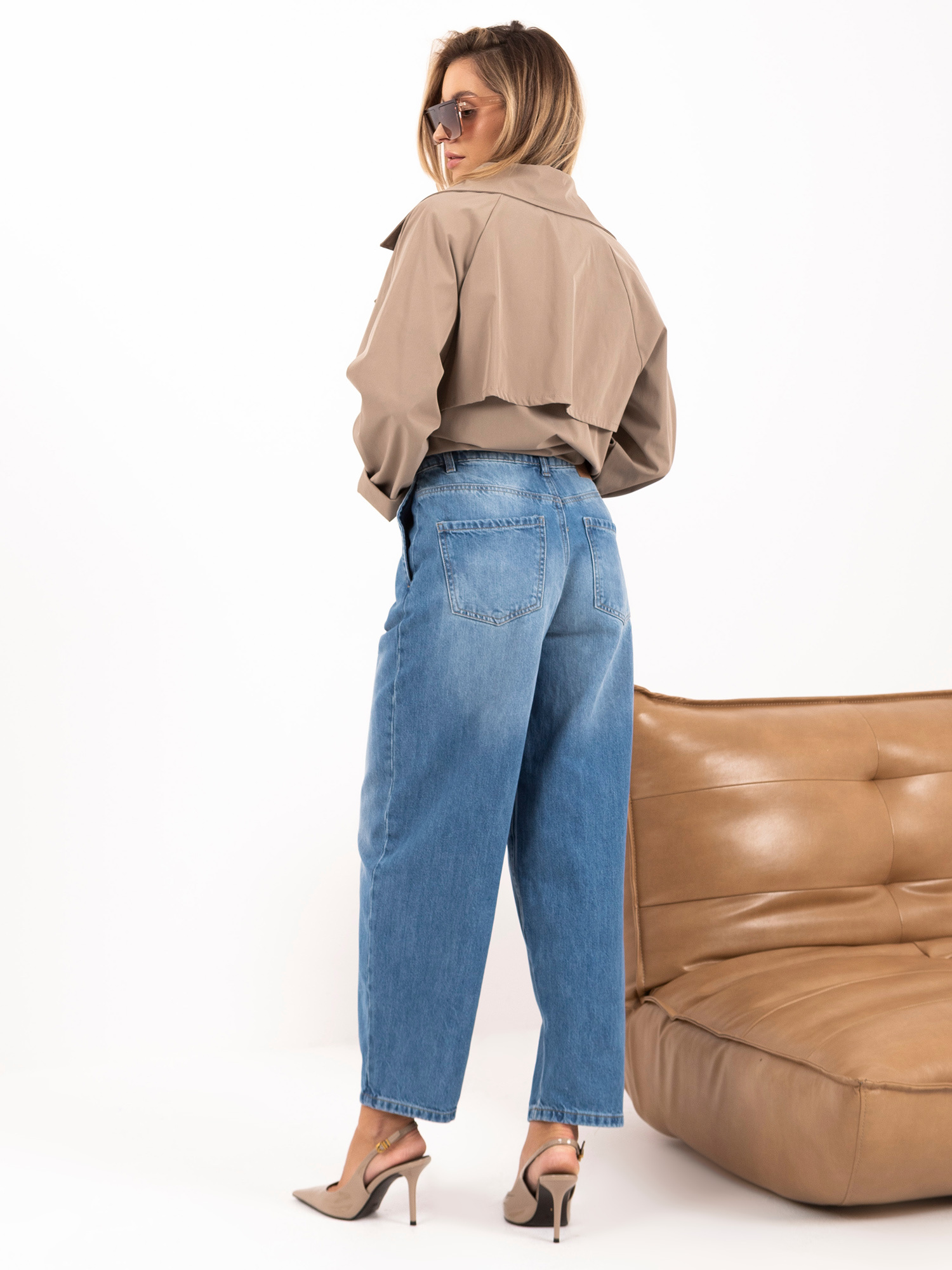 Spodnie jeansowe jasnoniebieskie - obrazek 2